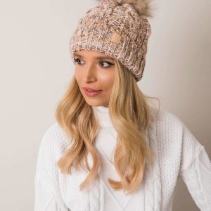 Beige winter hat RUE PARIS