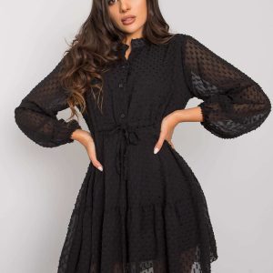 Kyra OCH BELLA Black Long Sleeve Dress