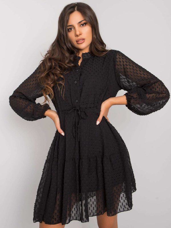 Kyra OCH BELLA Black Long Sleeve Dress