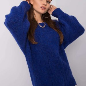 Silvia RUE PARIS cobalt sweater