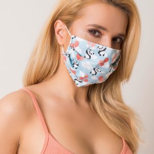 Light blue reusable mask