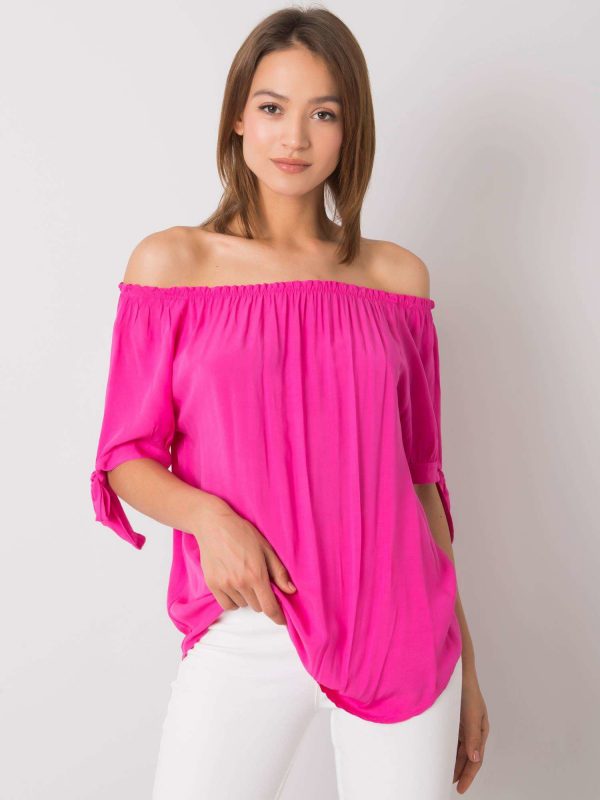 Fuchsia Spanish blouse Luella