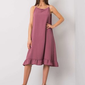 Simone Dirty Pink Strap Dress