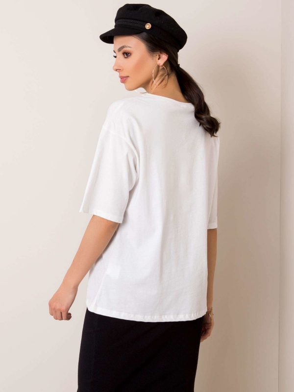 White t-shirt Madame RUE PARIS