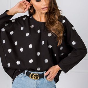 Black and silver blouse Billie RUE PARIS