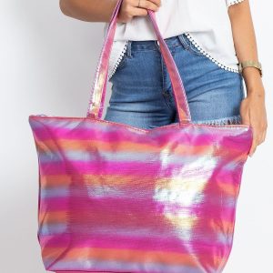 Pink and Orange Large Ladies Bag