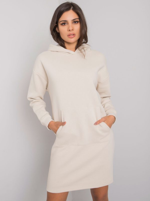 Light beige sweatshirt dress Boston SUBLEVEL