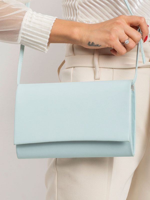 Mint clutch bag