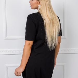 Black tunic plus size Monique