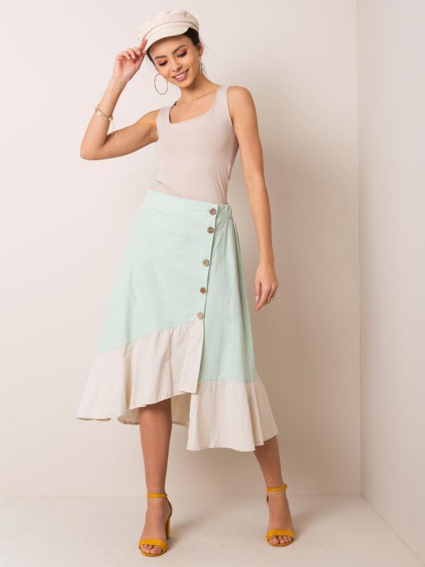 Mint skirt Faith RUE PARIS