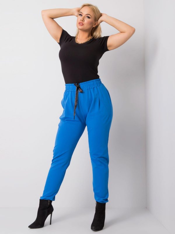 Anais Blue Plus Size Sweatpants