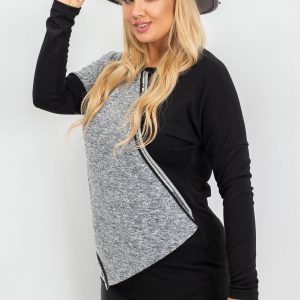 Grey plus size blouse Morgan