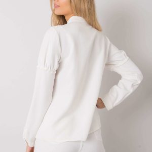 Alyse RUE PARIS white flounces shirt