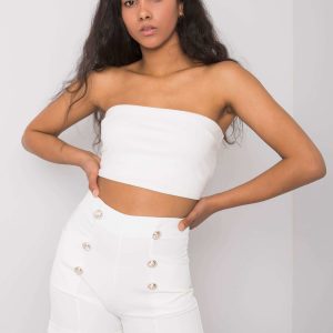 White Elegant Kendis Shorts