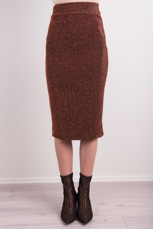 Brown BSL Pencil Skirt