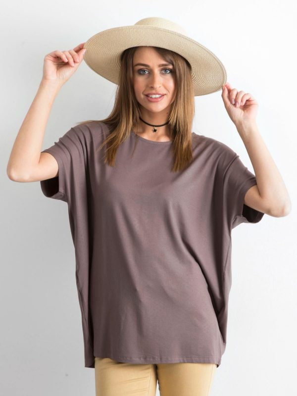 Coffee blouse Oversize