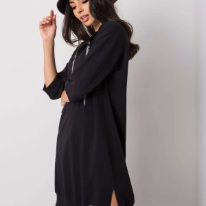 Earnestine Black Casual Dress