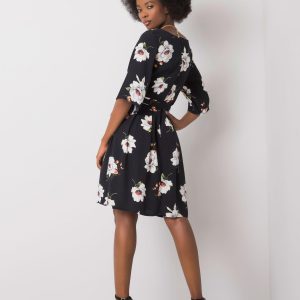 Azariah Black Floral Dress