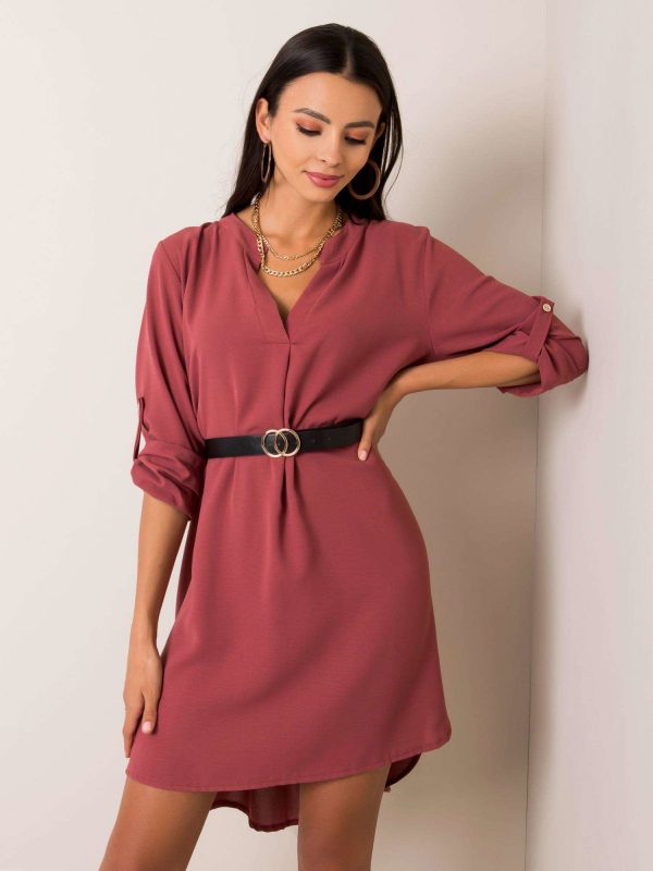 Pink and brown Stella dress