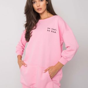 Shireen pink kangaroo sweatshirt