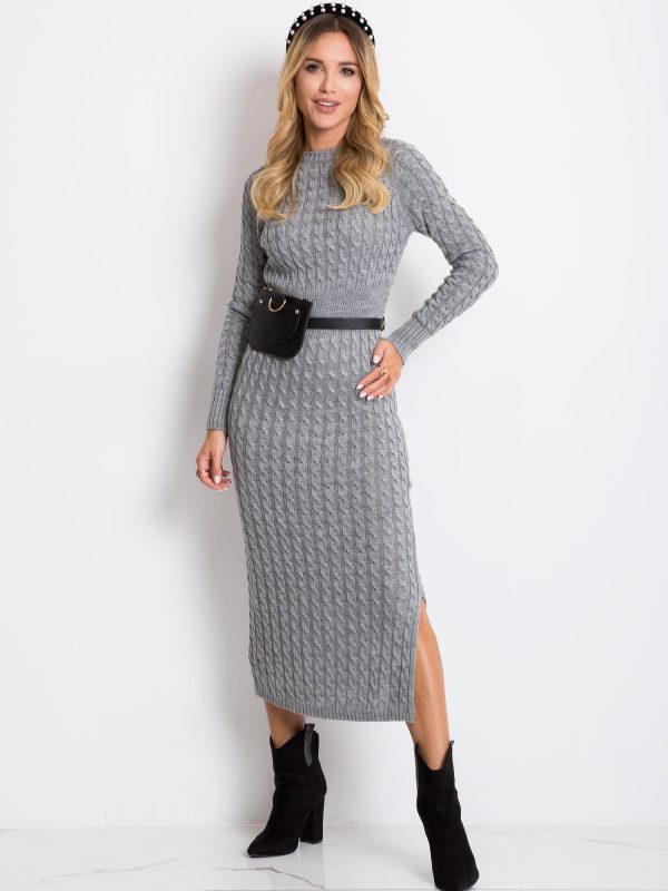 Grey Travel Dress