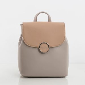 Grey Backpack with Contrast Flip