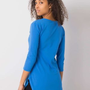 Blue casual blouse Nataly