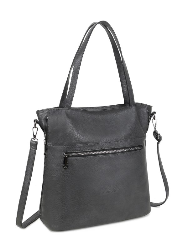 Grey women's bag LUIGISANTO