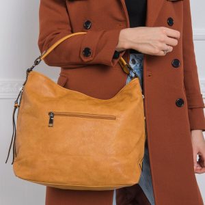 Women's Camel Bag made of eco leather