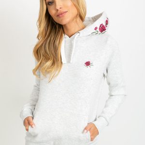 Light Grey Sweatshirt Rose