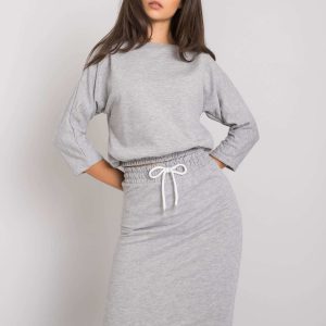 Gray set with Savina skirt