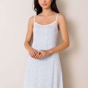 White and Blue Moon Nightgown