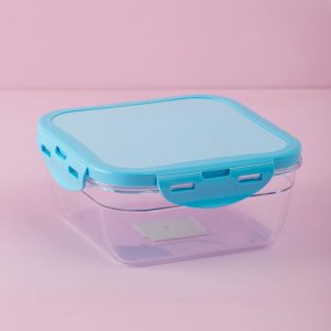 Blue Square Food Container