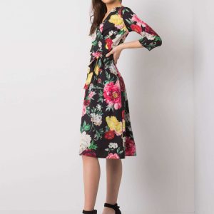 Black Asther Floral Dress