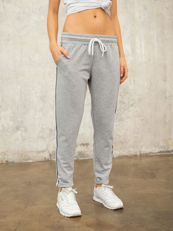 FOR FITNESS Grey Runner sweatpants