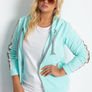 Apear plus size mint sweatshirt