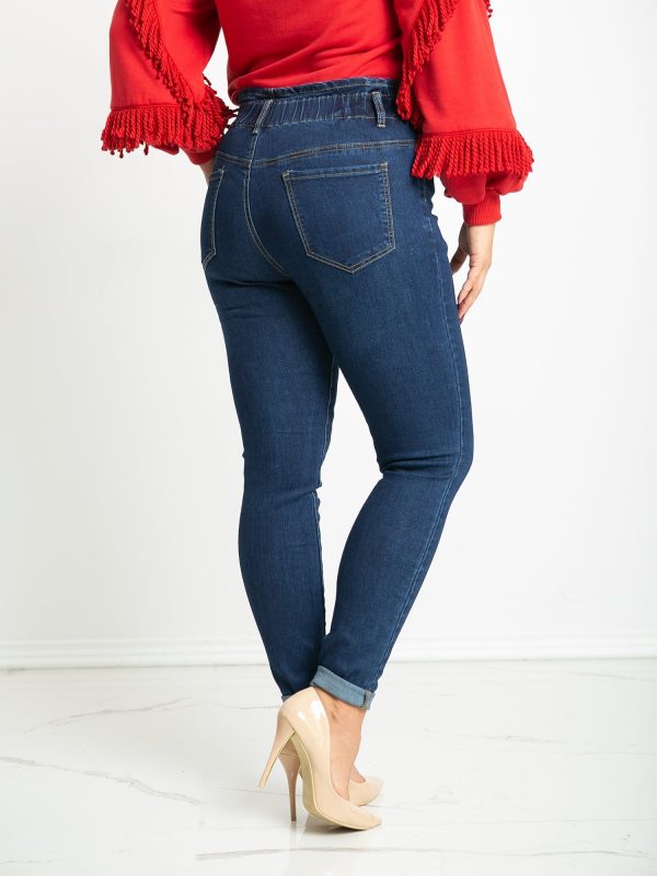 Blue Plus Size Jeans Sheebe