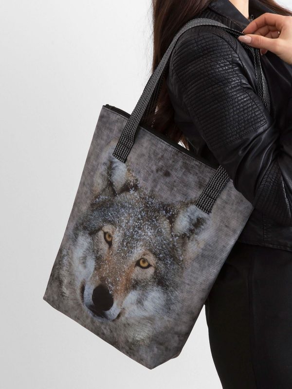 Grey wolf bag