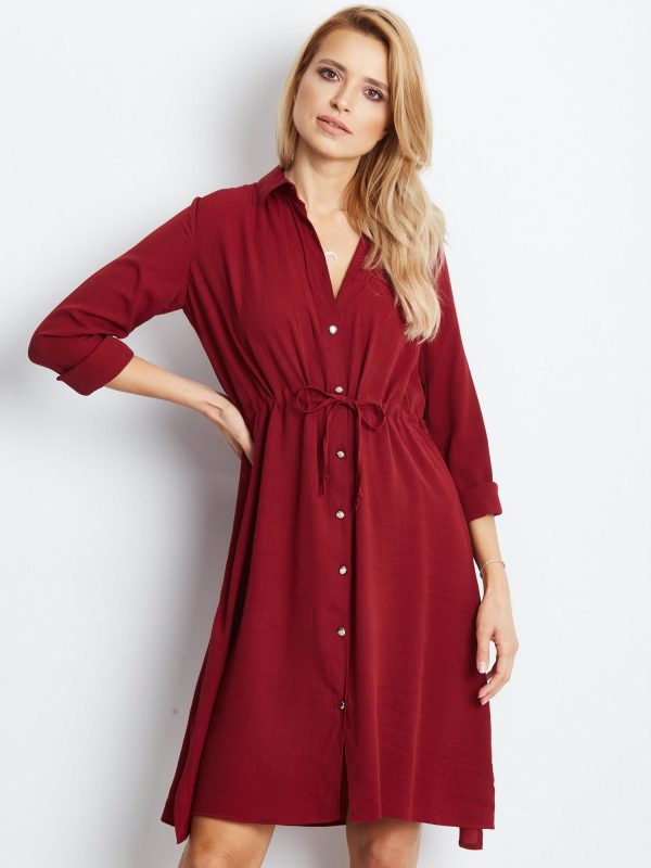 Burgundy dress Ambrosia