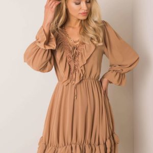 Camel dress Winona OCH BELLA