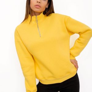 RUE PARIS Yellow Ayla Sweatshirt