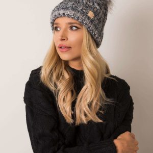 Dark grey winter hat RUE PARIS