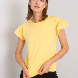 Ansley RUE PARIS yellow cotton blouse