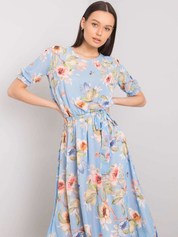 Blue Maelle Floral Dress