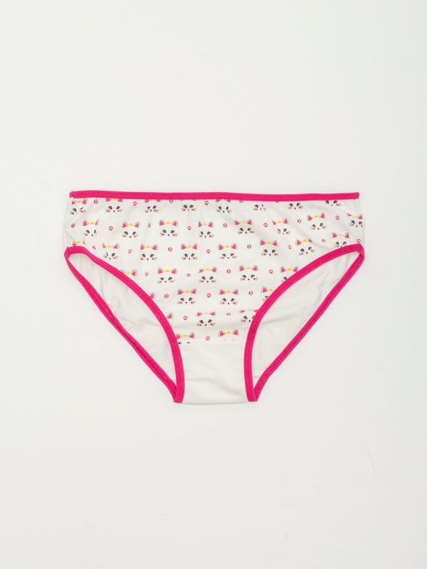 White and Pink Girls' Panties