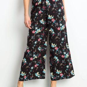 Black Bouquet pants