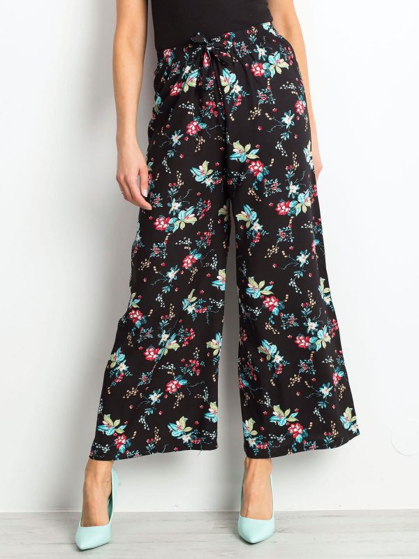 Black Bouquet pants