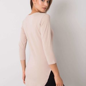 Beige casual blouse Nataly