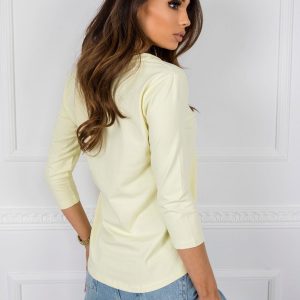 Lucky light yellow blouse