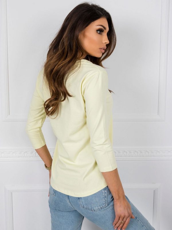 Lucky light yellow blouse